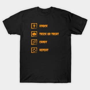 Knock, Trick-or-Treat, Candy, Repeat T-Shirt